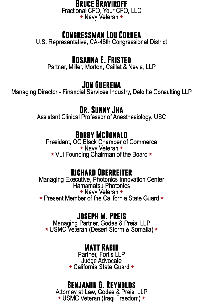 Bruce Braviroff Fractional CFO, Your CFO, LLC  Navy Veteran  Congressman Lou Correa U S  Representative, CA-46th Cong   